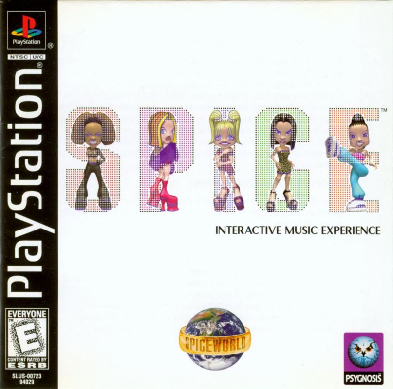 Spice World box art for Playstation